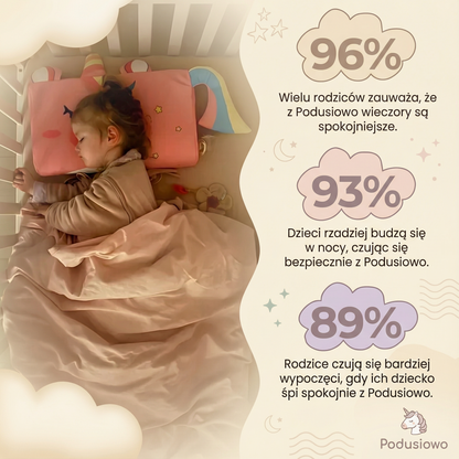 Podusiowo®: Ukojąca Sensoryczna Poduszka Przytulanka dla Dzieci